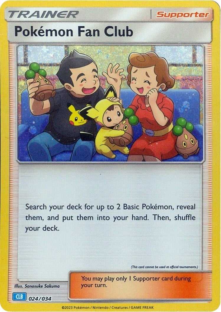 Image for Pokemon Fan Club (CLB) (024/034) (CL) - Pokemon