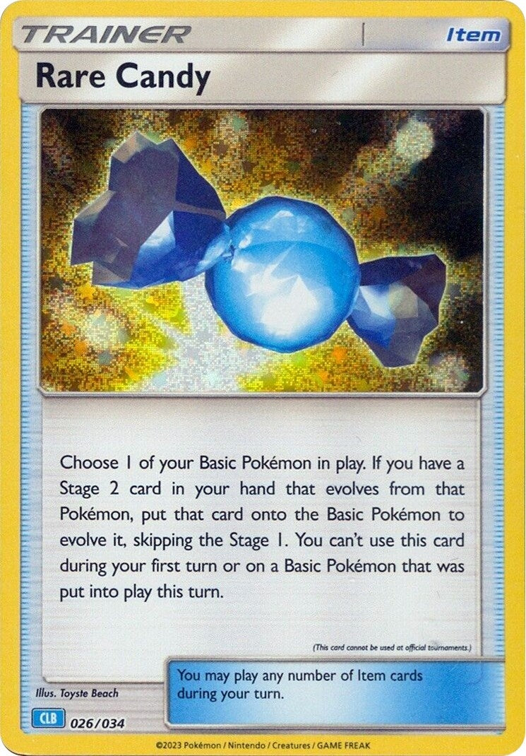 Image for Rare Candy (CLB) (026/034) (CL) - Pokemon