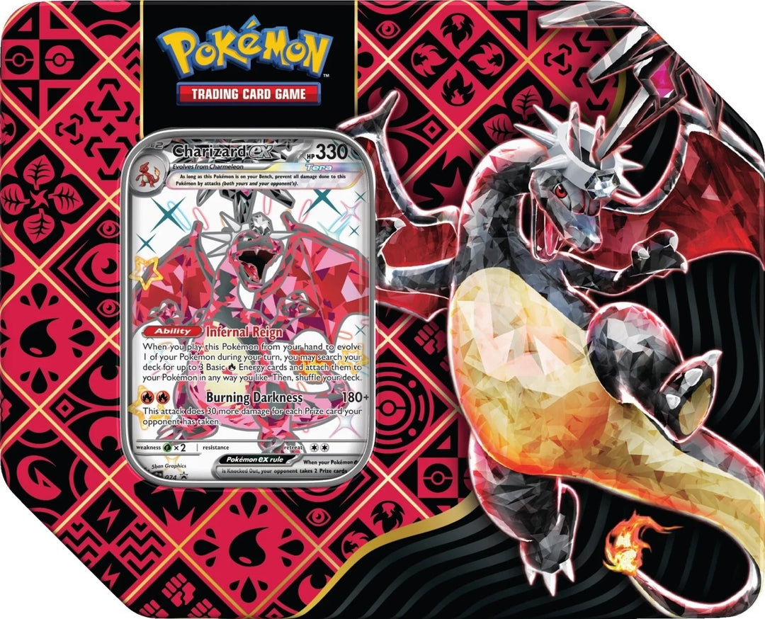 Image for Paldean Fates Tin [Charizard ex] - Pokemon