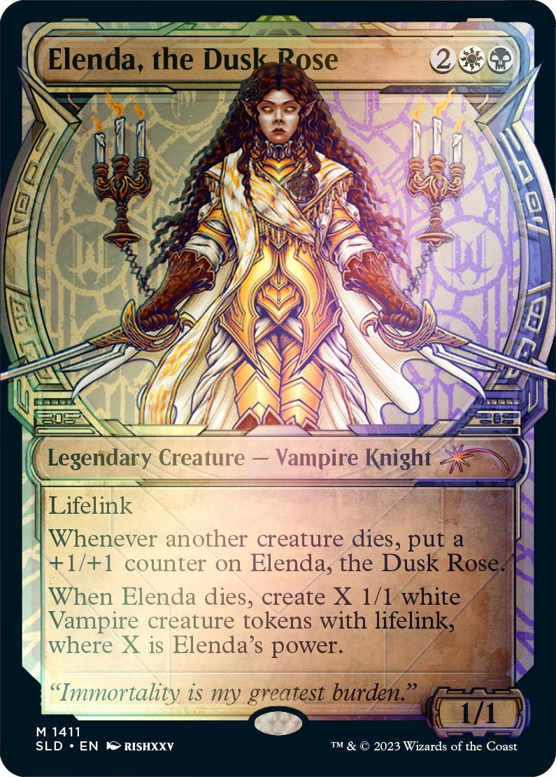 Image for Elenda, the Dusk Rose (Rainbow Foil) (1411) - Magic: The Gathering