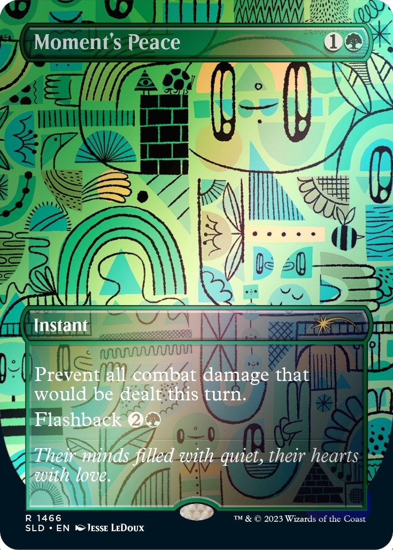 Image for Moment's Peace (Rainbow Foil) (1466) - Magic: The Gathering