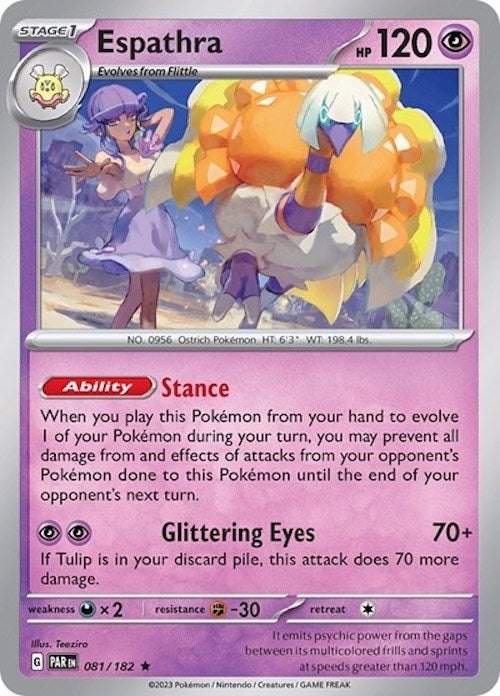 Image for Espathra - 081/182 (Non-Holo) (081/182) (PR) - Pokemon