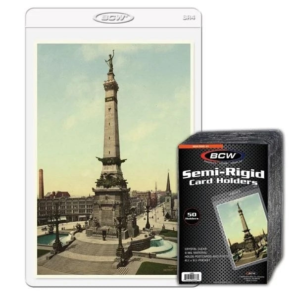Image for Semi-Rigid Card Holder #4 (50ct.) - Collectible Storage