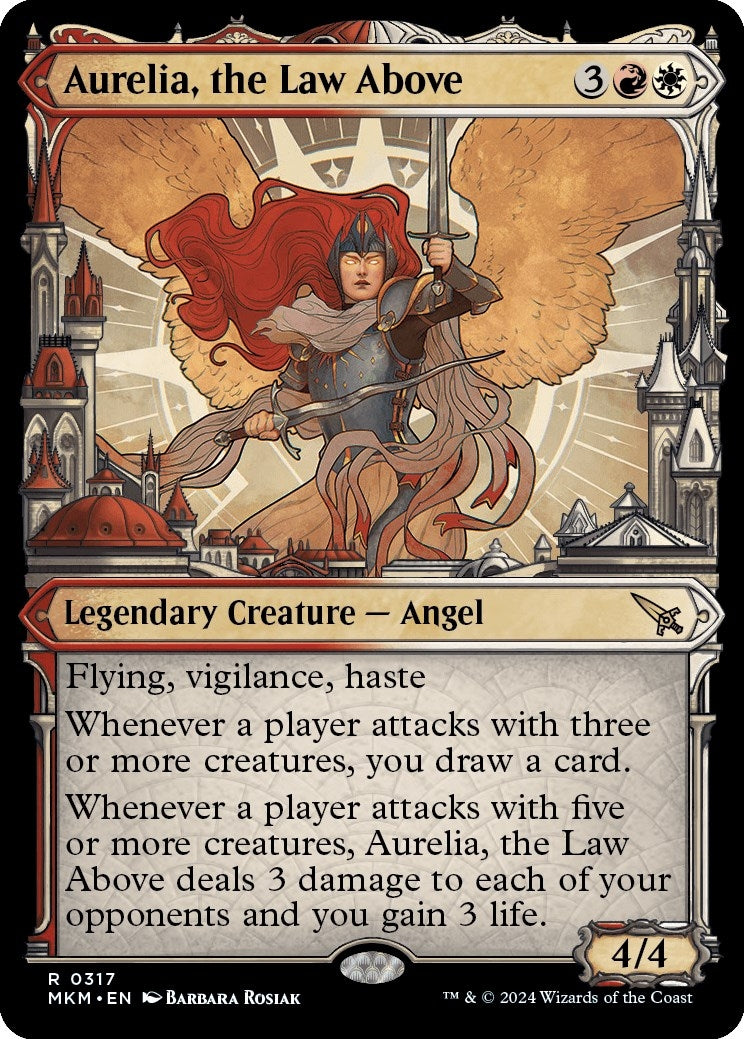 Image for Aurelia, the Law Above (Showcase) (0317) (317) (MKM) - Magic: The Gathering