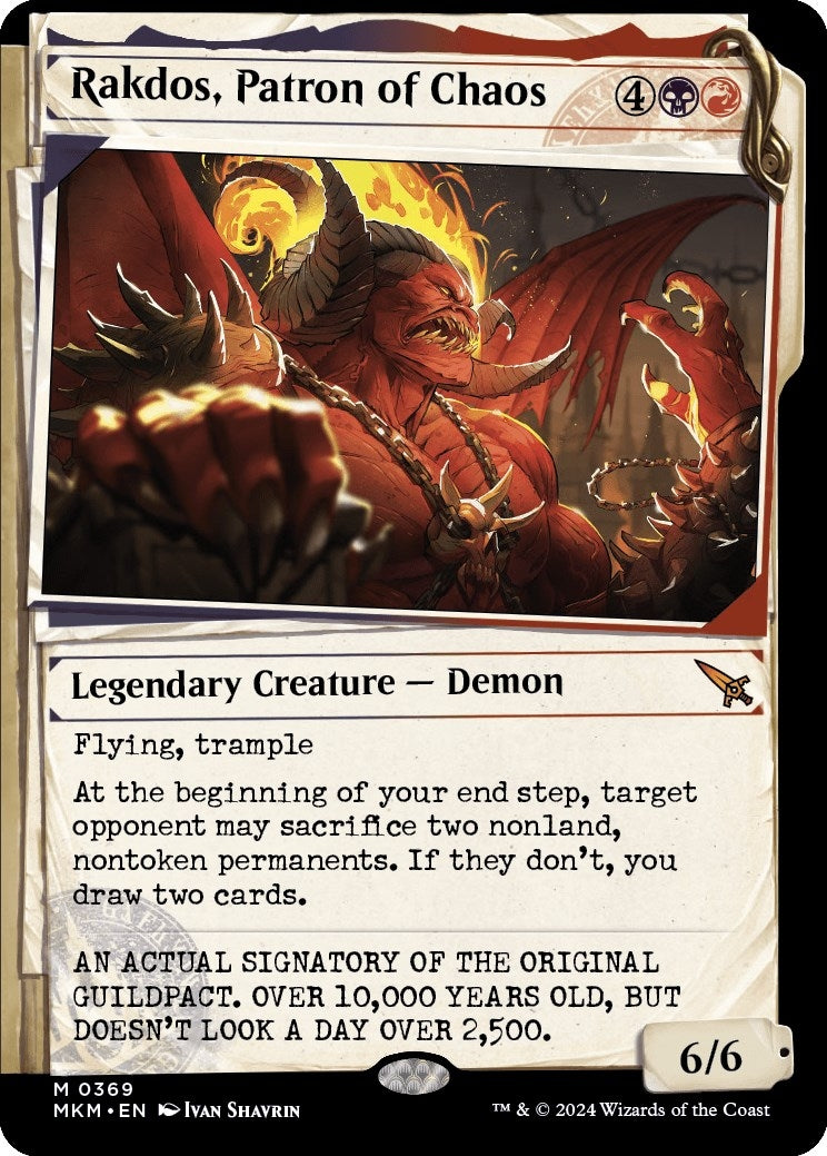 Image for Rakdos, Patron of Chaos (Showcase) (0369) (369) - Magic: The Gathering