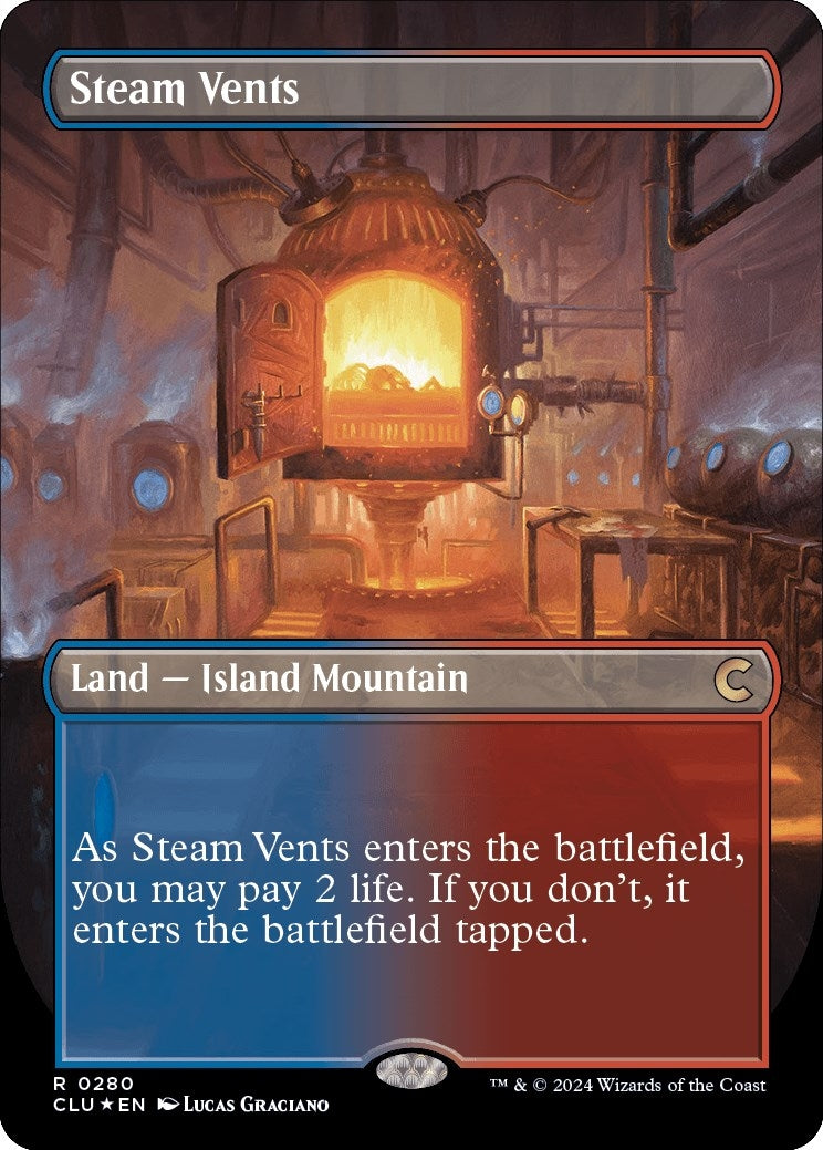 Image for Steam Vents (Borderless) (280) - Magic: The Gathering