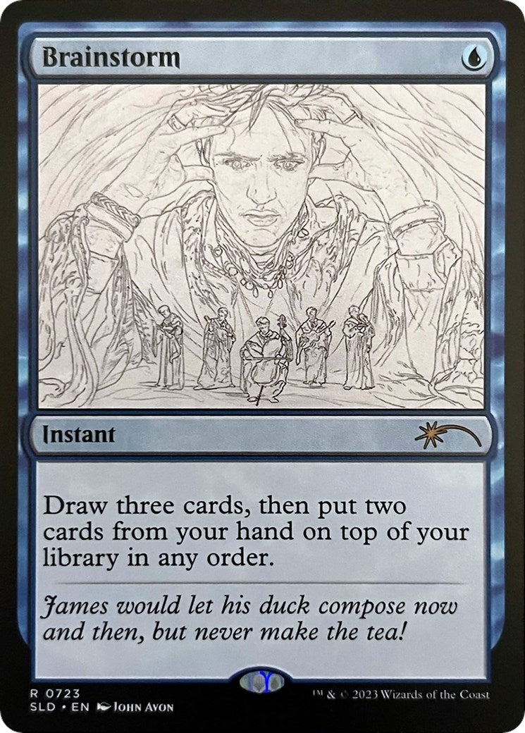 Image for Brainstorm (0723) (Sketch Showcase) (723) - Magic: The Gathering