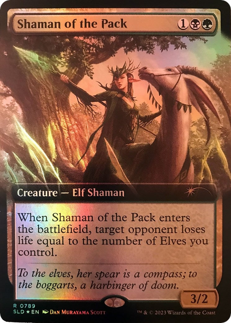 Image for Shaman of the Pack (Extended Art) (789) - Magic: The Gathering