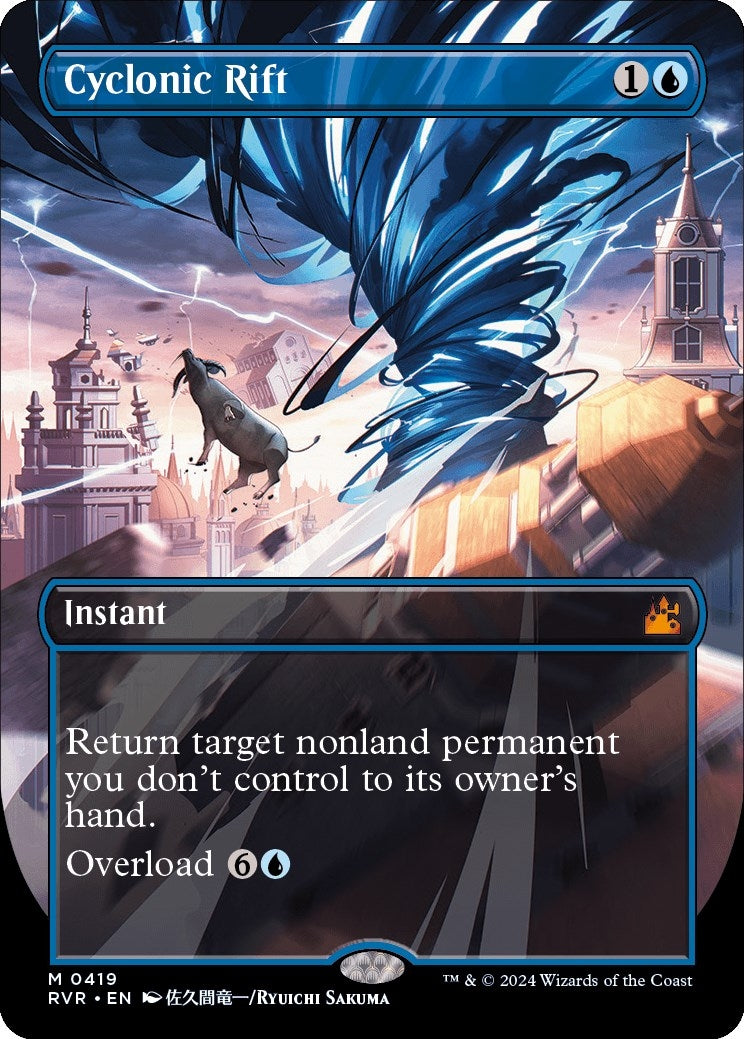 Image for Cyclonic Rift (Anime Borderless) (419) - Magic: The Gathering