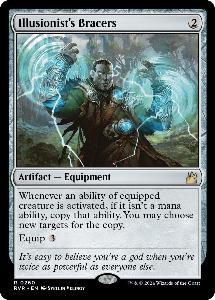 Image for Illusionist's Bracers (260) - Magic: The Gathering