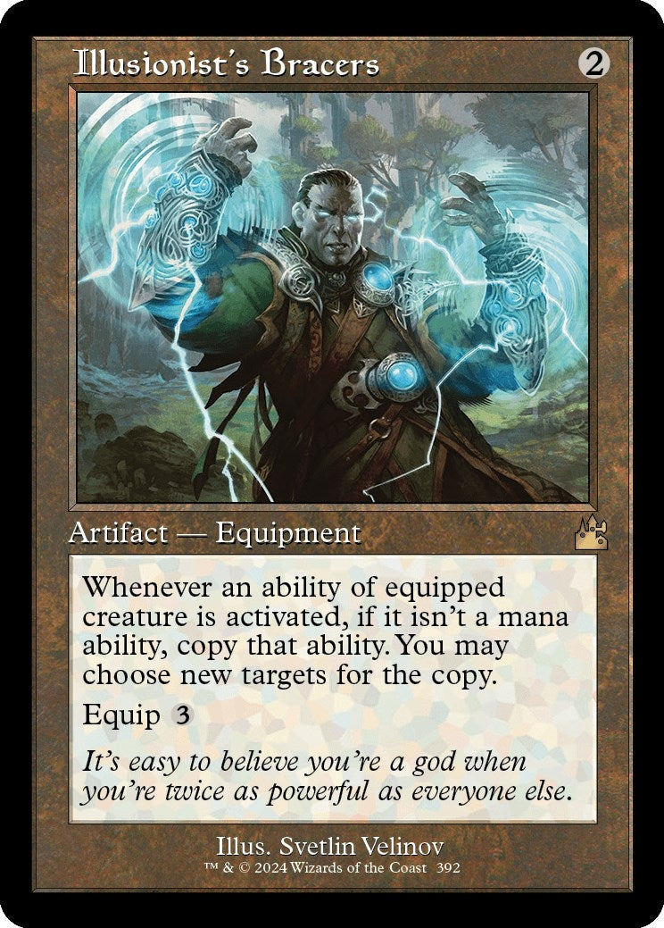 Image for Illusionist's Bracers (Retro Frame) (392) - Magic: The Gathering