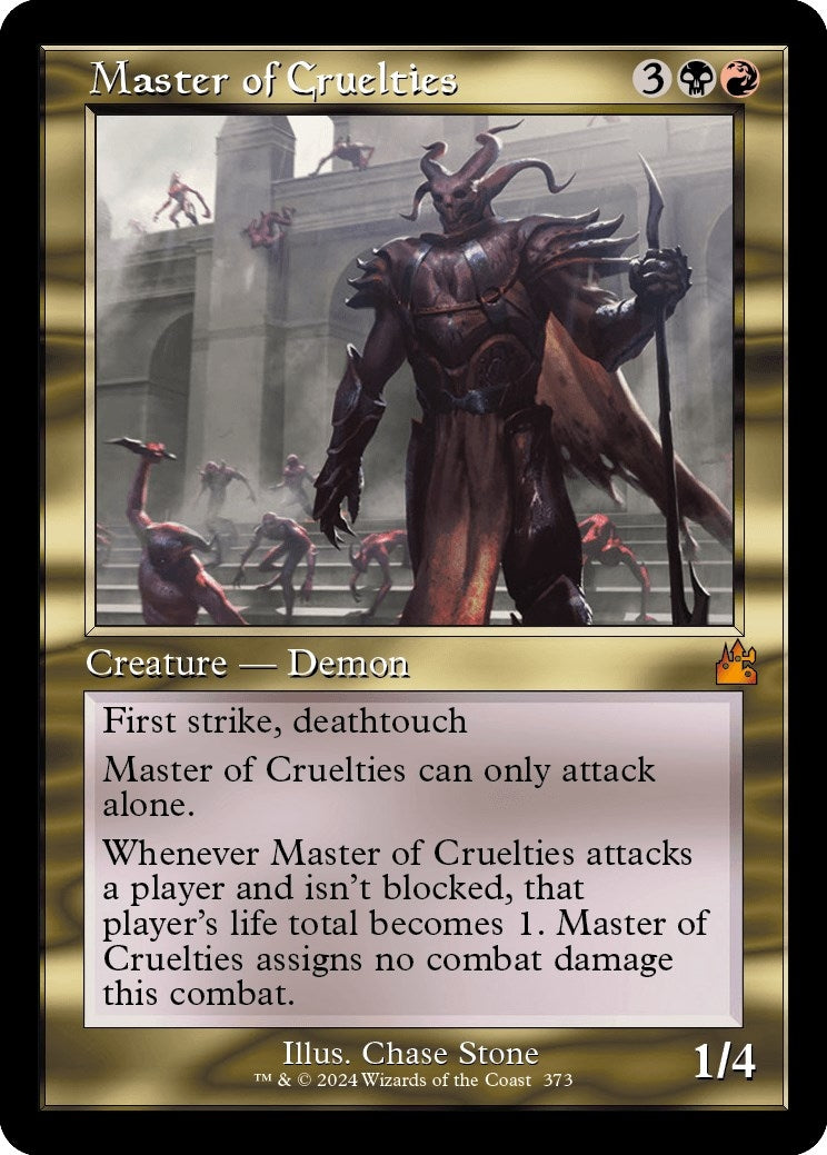 Image for Master of Cruelties (Retro Frame) (373) - Magic: The Gathering