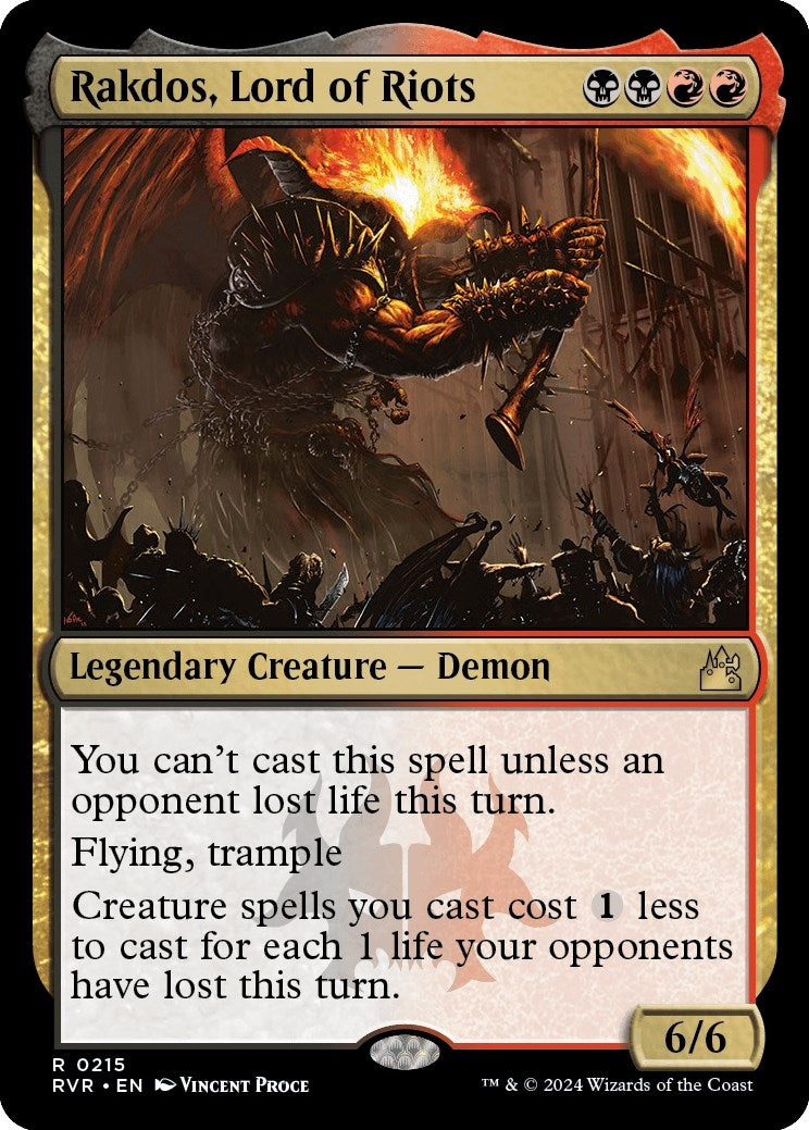Image for Rakdos, Lord of Riots (215) - Magic: The Gathering