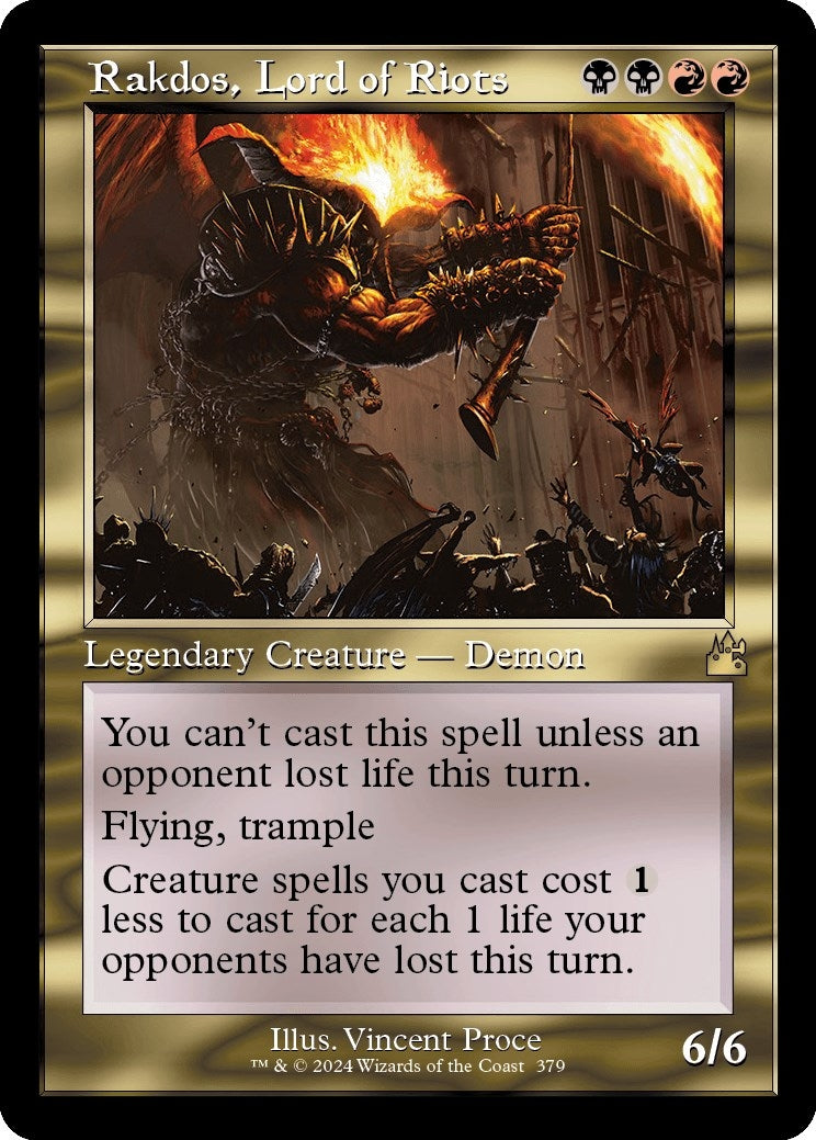 Image for Rakdos, Lord of Riots (Retro Frame) (379) - Magic: The Gathering