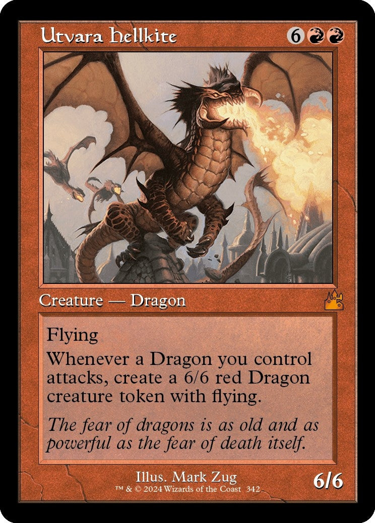 Image for Utvara Hellkite (Retro Frame) (342) - Magic: The Gathering