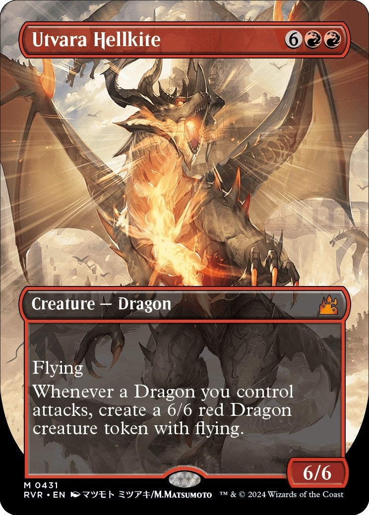 Image for Utvara Hellkite (Anime Borderless) (431) - Magic: The Gathering