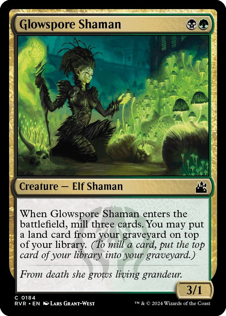 Image for Glowspore Shaman (184) - Magic: The Gathering