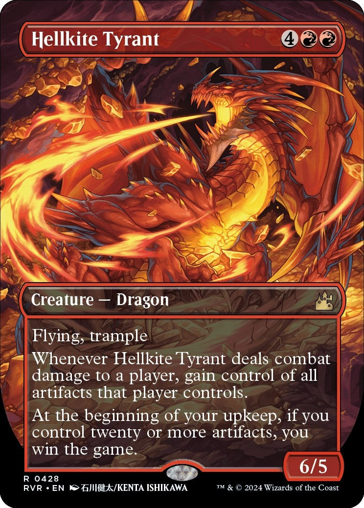 Image for Hellkite Tyrant (Anime Borderless) (428) - Magic: The Gathering