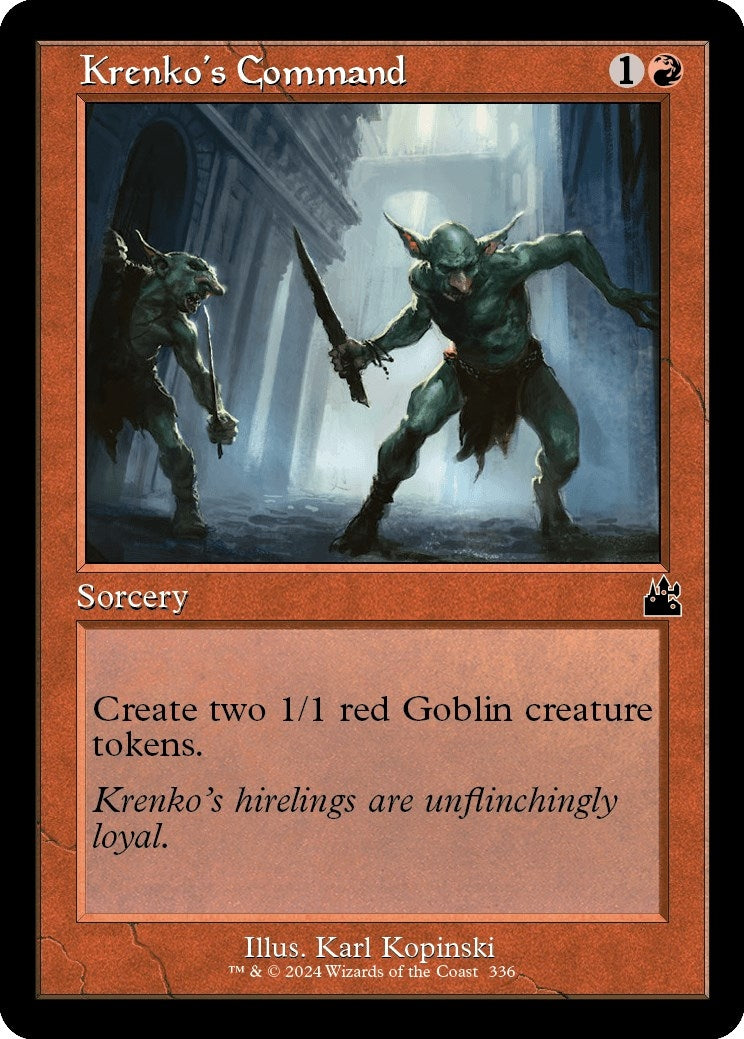 Image for Krenko's Command (Retro Frame) (336) - Magic: The Gathering