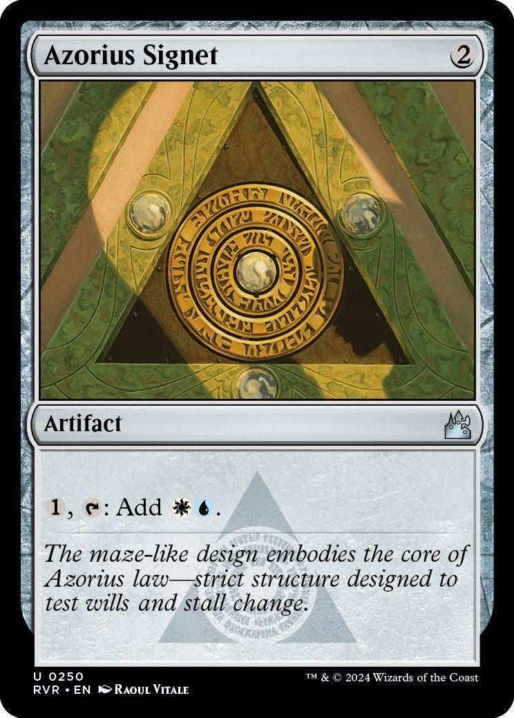 Image for Azorius Signet (250) - Magic: The Gathering