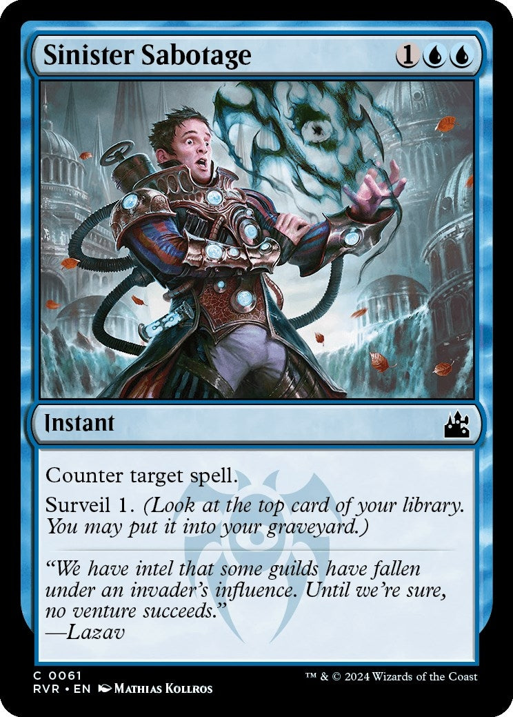 Image for Sinister Sabotage (61) - Magic: The Gathering