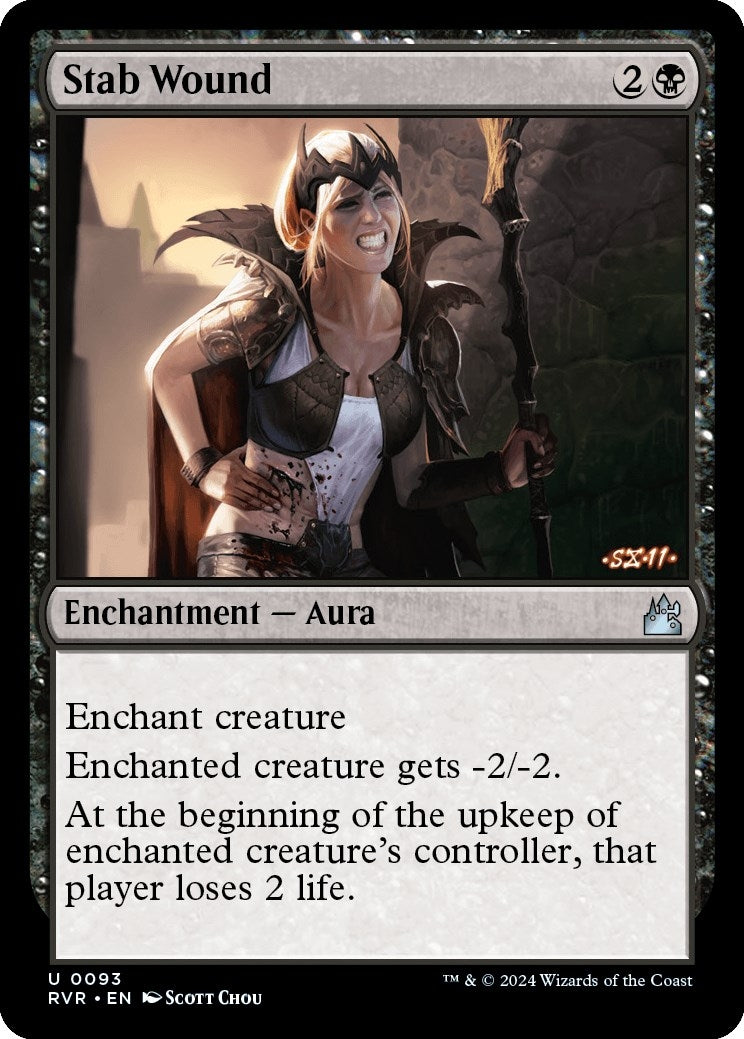 Image for Stab Wound (93) - Magic: The Gathering