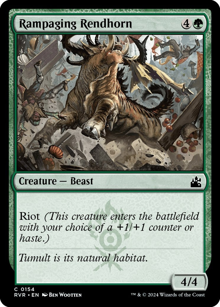 Image for Rampaging Rendhorn (154) - Magic: The Gathering