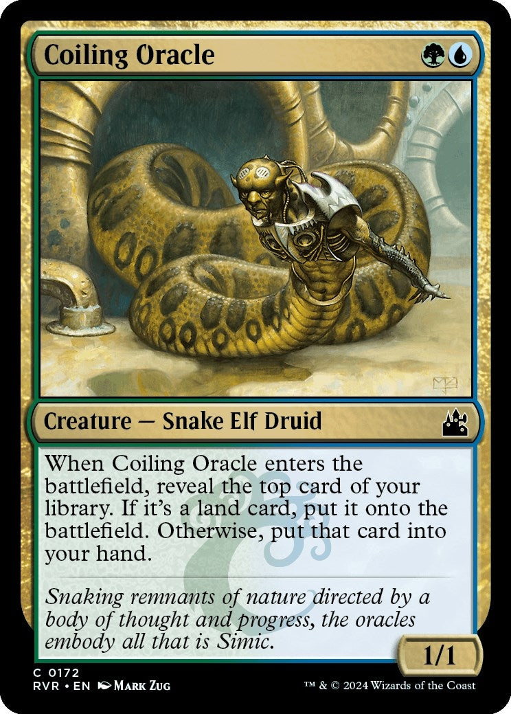 Image for Coiling Oracle (172) - Magic: The Gathering