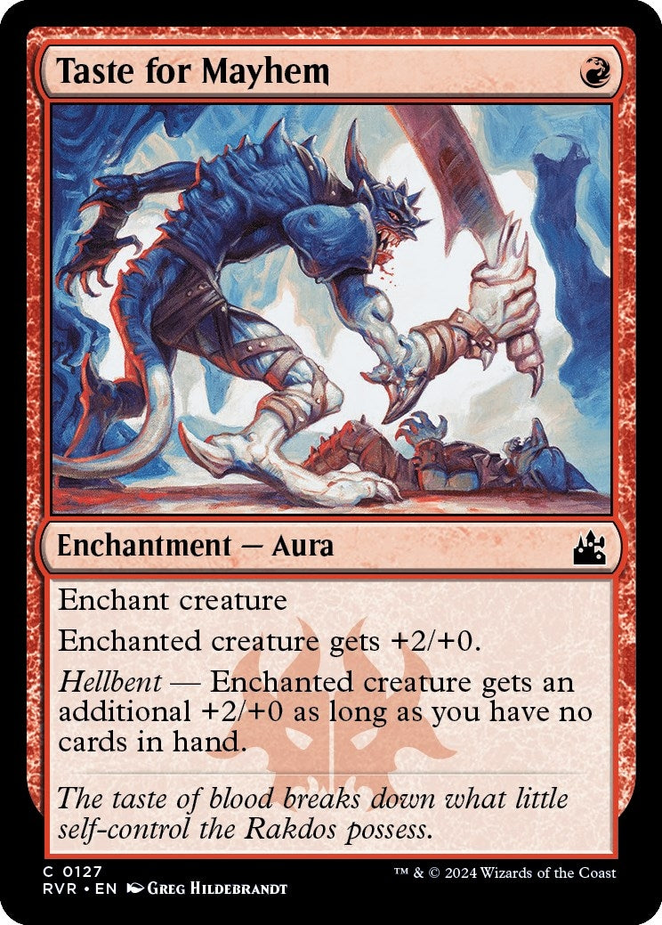 Image for Taste for Mayhem (127) - Magic: The Gathering