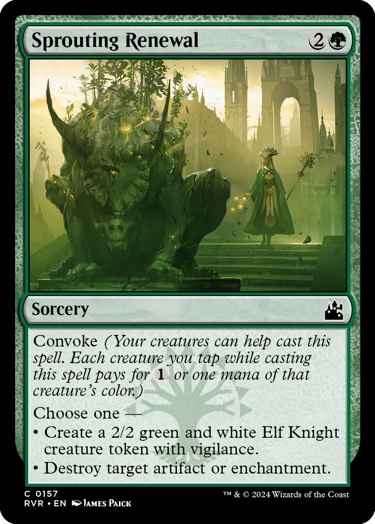 Image for Sprouting Renewal (157) - Magic: The Gathering