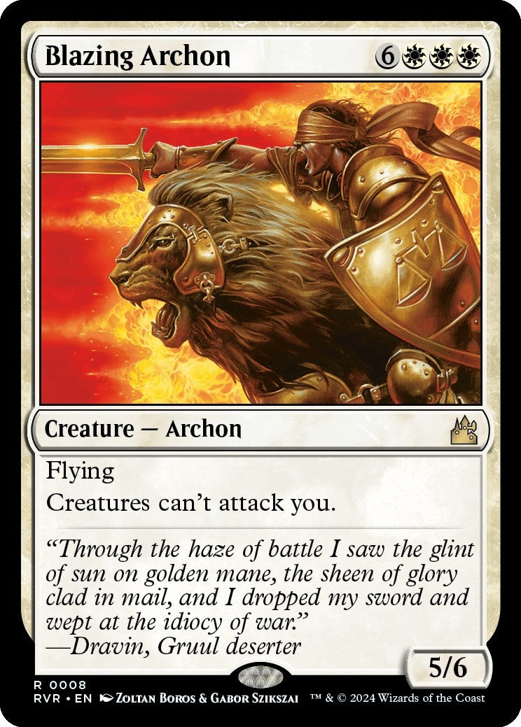 Image for Blazing Archon (8) - Magic: The Gathering