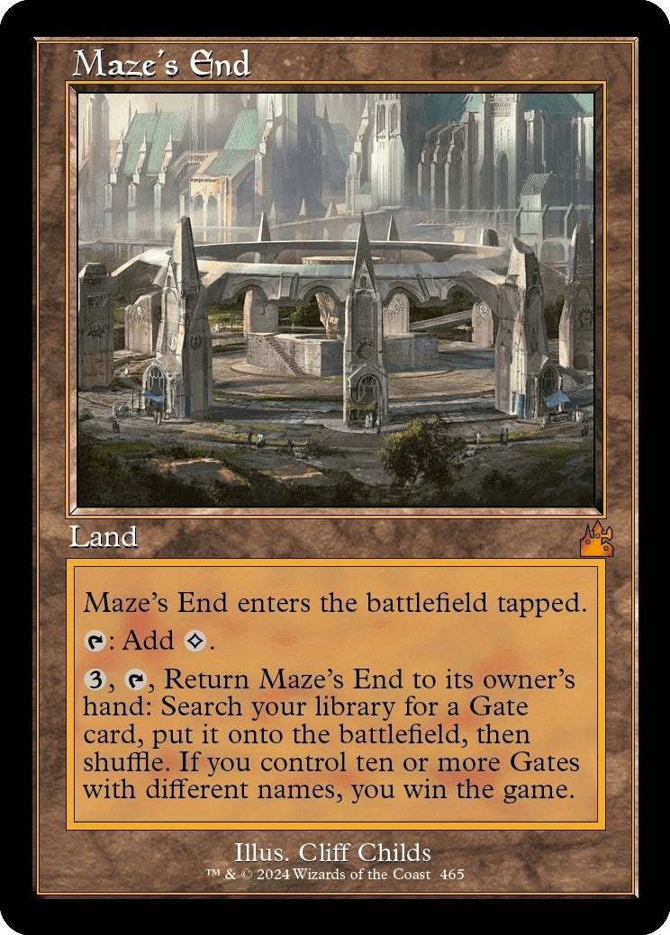 Image for Maze's End (Retro Frame) (465) - Magic: The Gathering