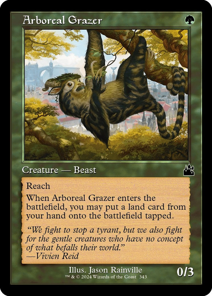 Image for Arboreal Grazer (Retro Frame) (343) (RVR) - Magic: The Gathering