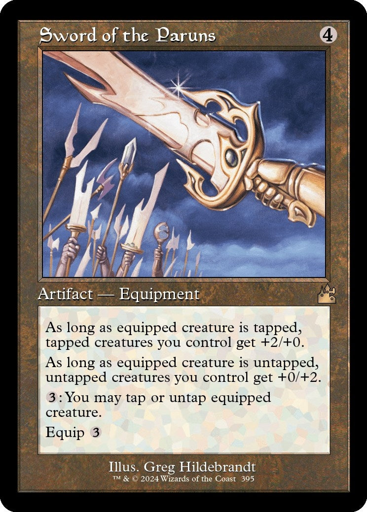 Image for Sword of the Paruns (Retro Frame) (395) - Magic: The Gathering