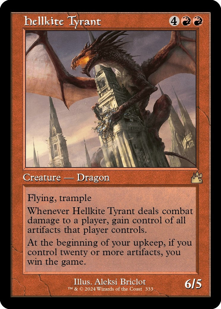 Image for Hellkite Tyrant (Retro Frame) (333) - Magic: The Gathering