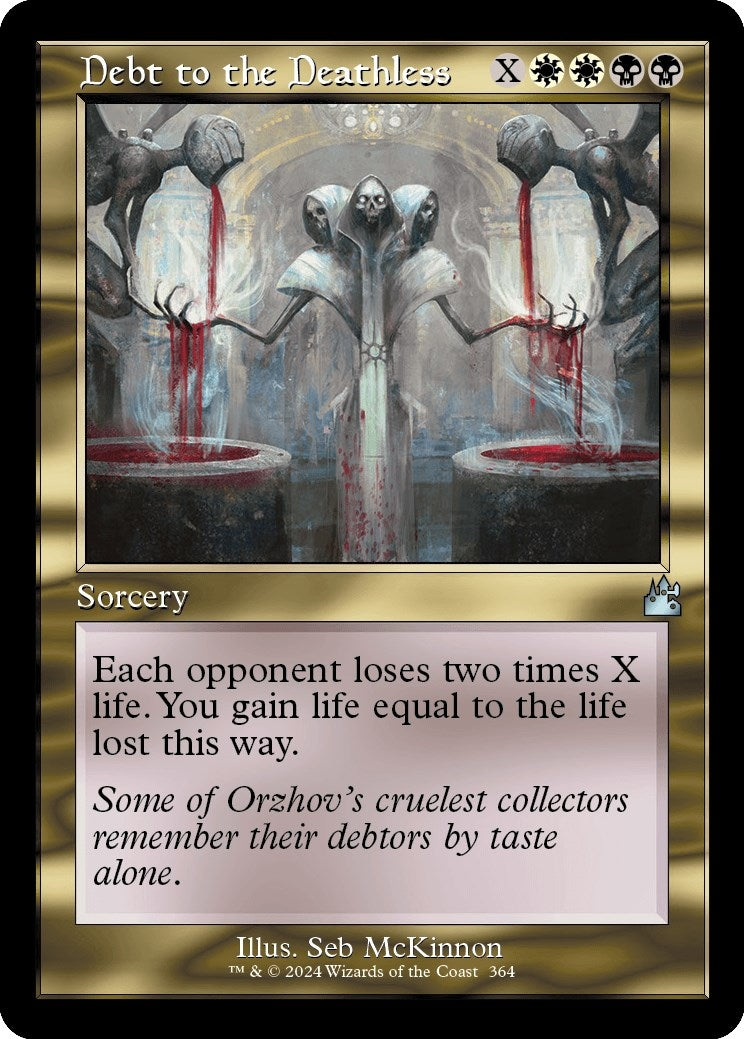 Image for Debt to the Deathless (Retro Frame) (364) - Magic: The Gathering