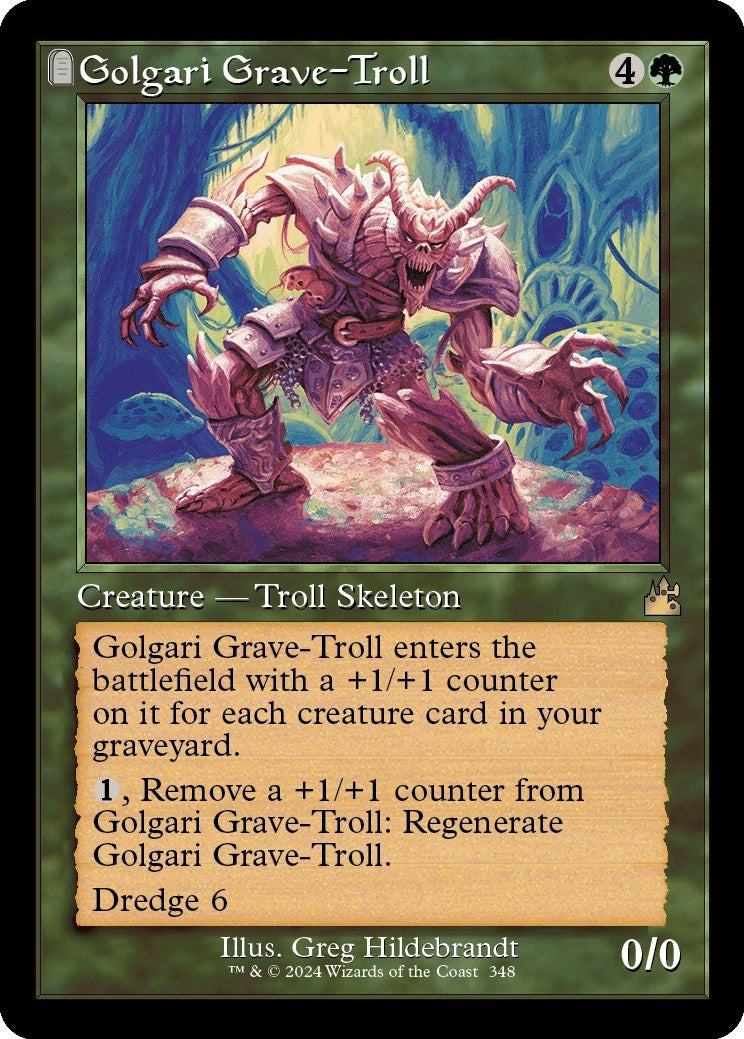 Image for Golgari Grave-Troll (Retro Frame) (348) - Magic: The Gathering