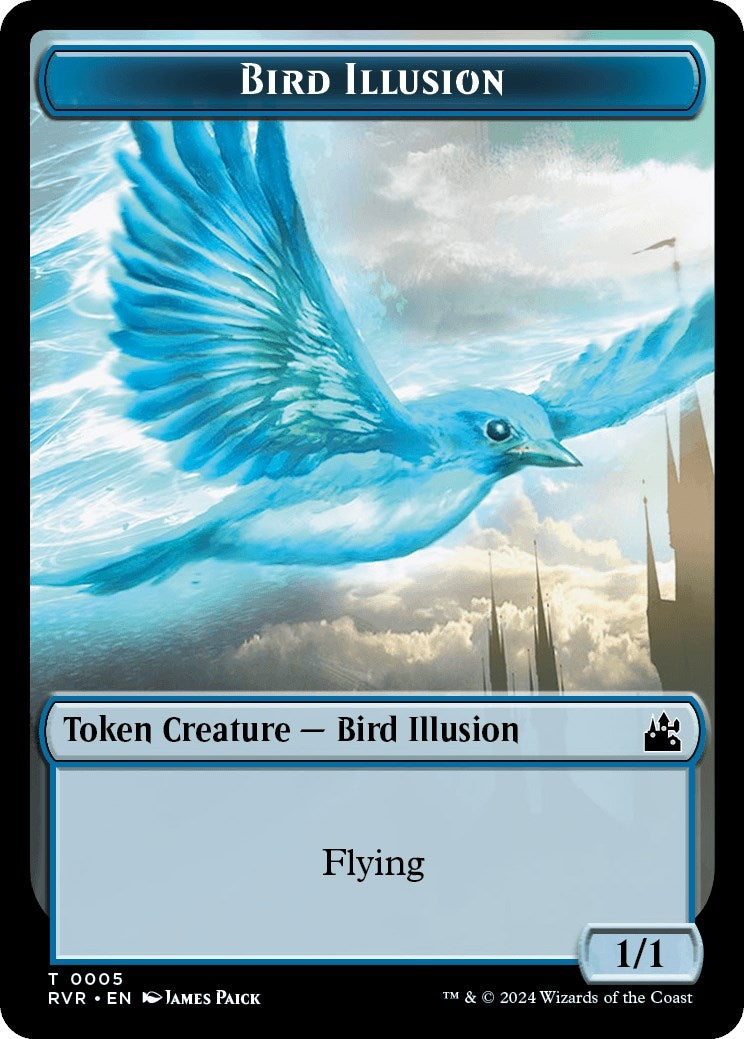 Image for Bird Illusion Token (5) - Magic: The Gathering