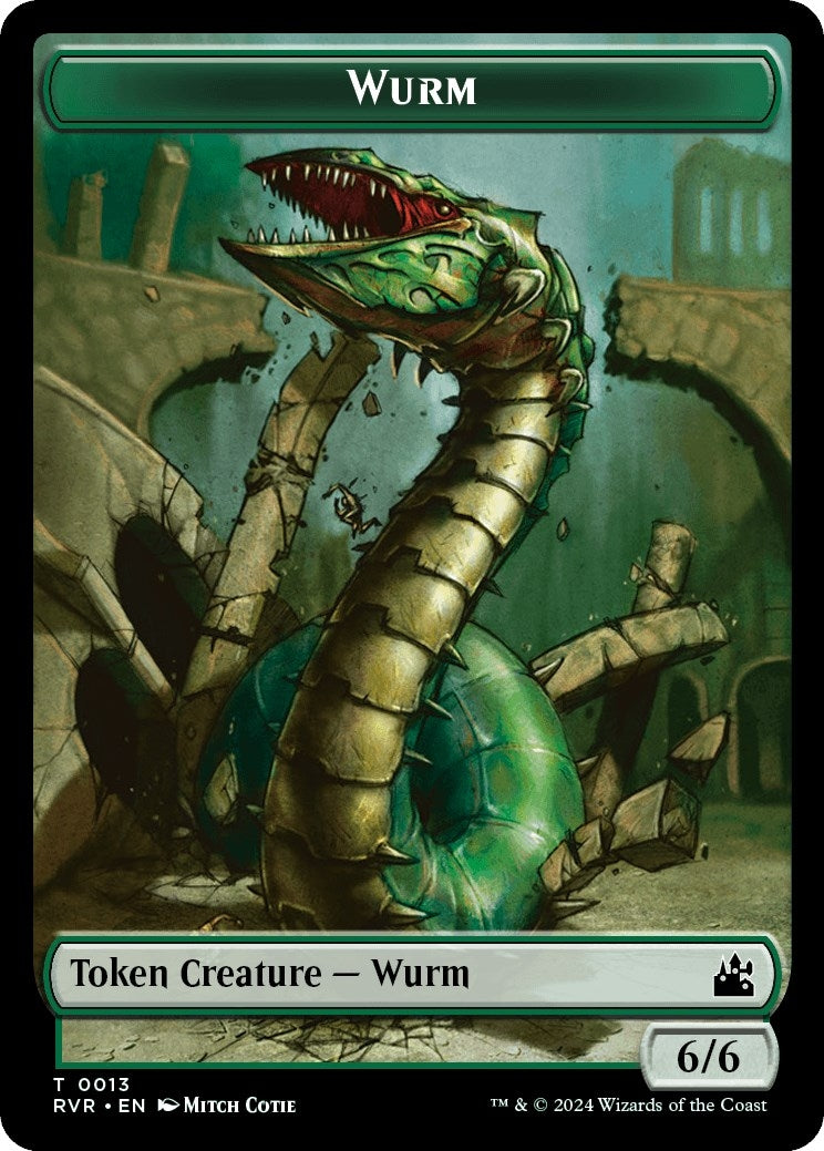 Image for Wurm Token (13) - Magic: The Gathering