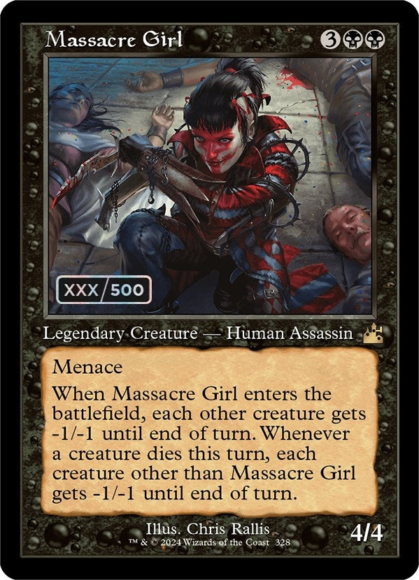 Image for Massacre Girl (Retro Frame) (Serial Numbered) (328) - Magic: The Gathering