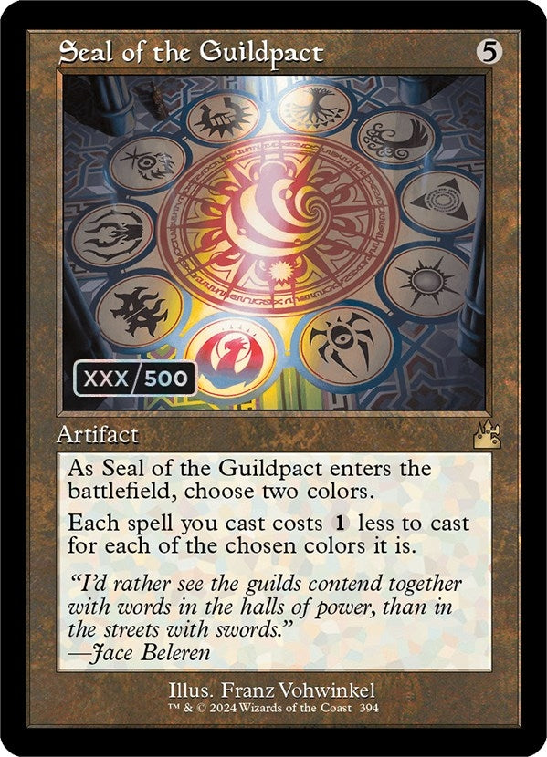 Image for Seal of the Guildpact (Retro Frame) (Serial Numbered) (394) - Magic: The Gathering