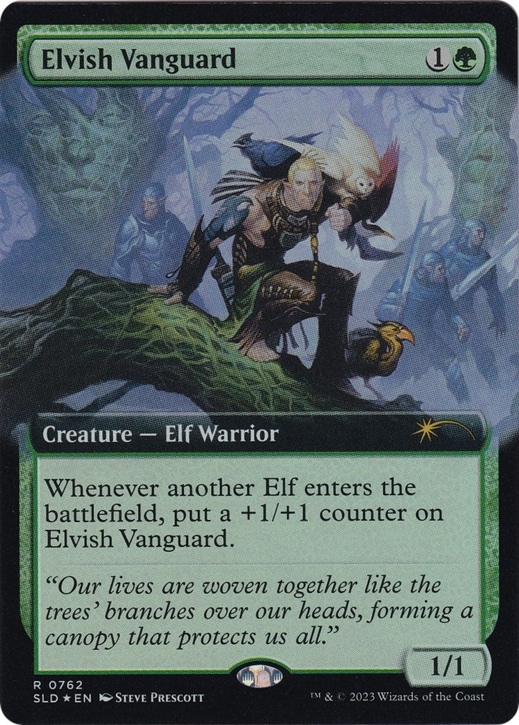 Image for Elvish Vanguard (Extended Art) (762) - Magic: The Gathering