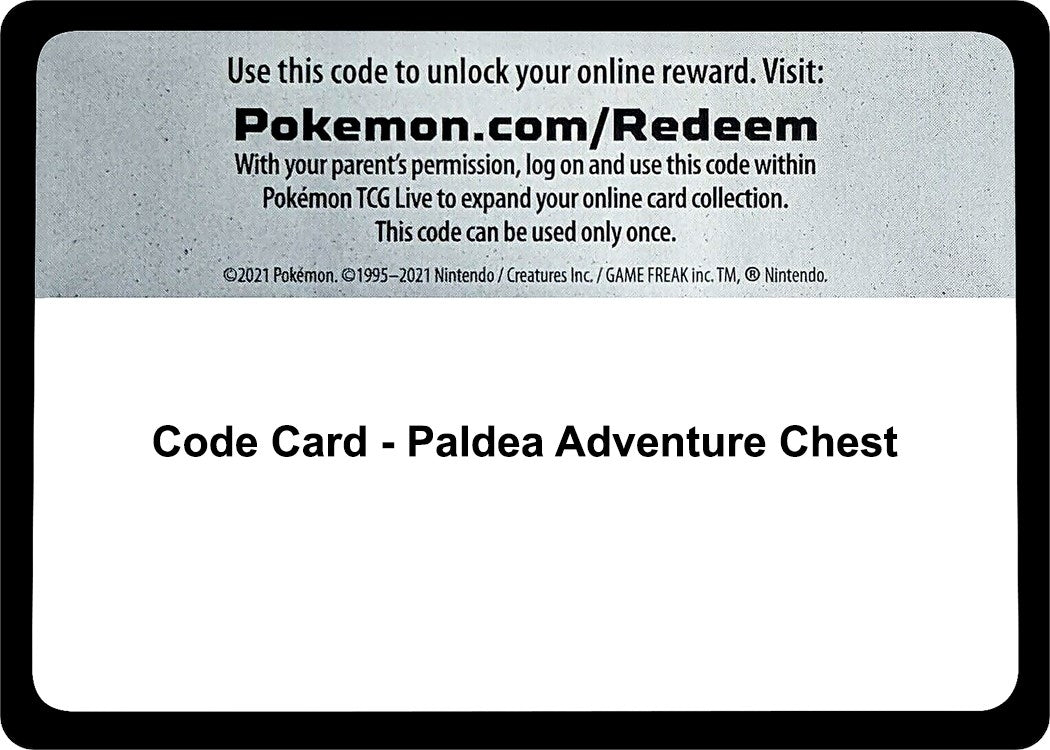 Image for Code Card - Paldea Adventure Chest (MCAP) - Pokemon