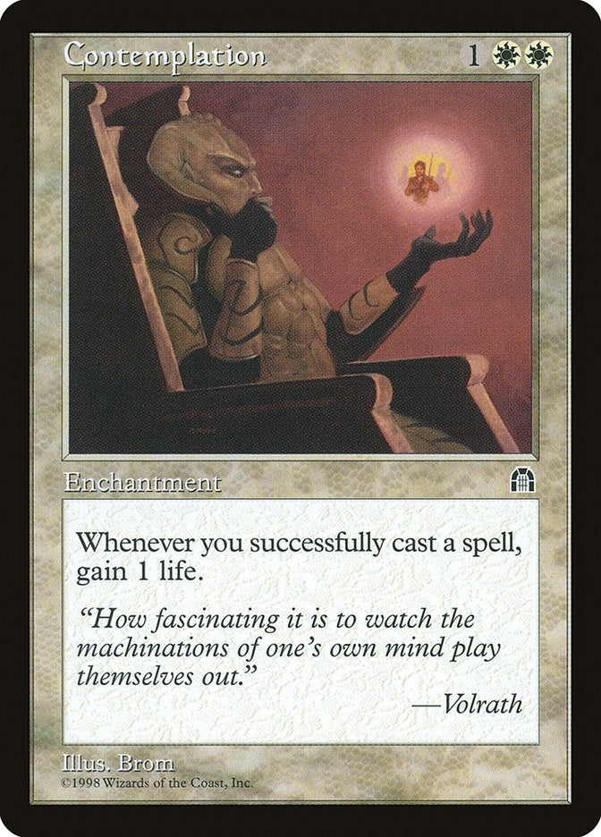 Image for Contemplation - Magic: The Gathering