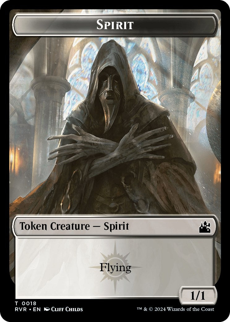 Image for Spirit (0018) // Goblin (0009) Double-Sided Token (18 // 9) - Magic: The Gathering