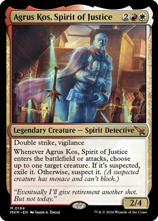Image for Agrus Kos, Spirit of Justice (184) (MKM) - Magic: The Gathering