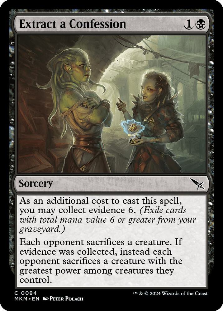 Image for Extract a Confession (84) - Magic: The Gathering