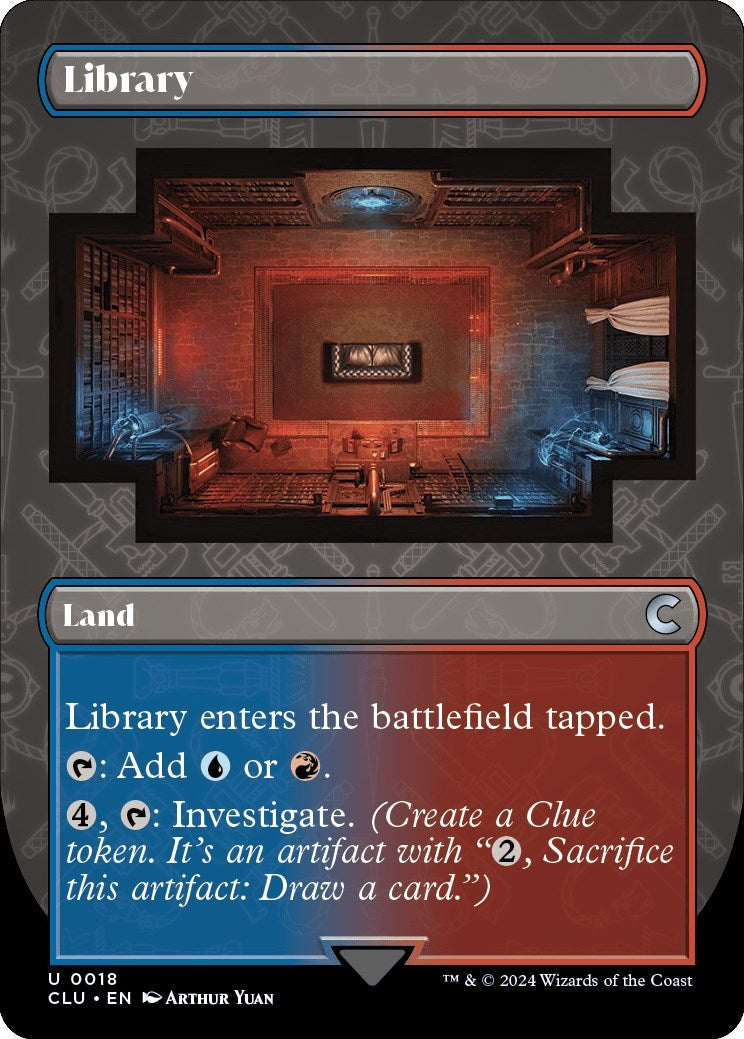 Image for Library (Borderless) (18) - Magic: The Gathering