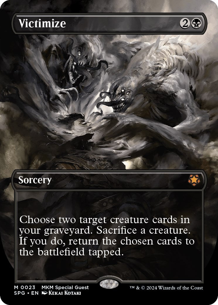 Image for Victimize (Borderless) (23) - Magic: The Gathering