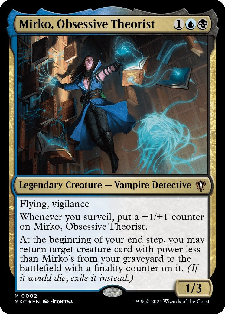 Image for Mirko, Obsessive Theorist (2) (MKC) - Magic: The Gathering